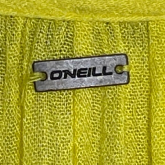 O'NEILL | Saltwater Solids Bell Sleeve Beach Dress Bright Lemon | Size M - Picture 6 of 11